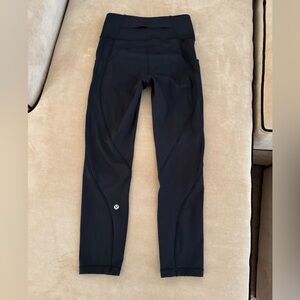 Lululemon time to sweat crop 23” black